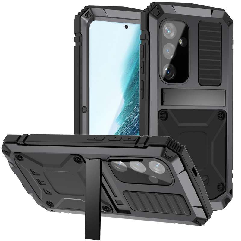 For Samsung Galaxy S24+ 5G R-JUST Life Waterproof Dustproof Shockproof Phone Case(Black)
