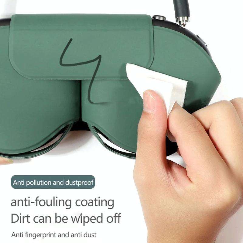 For AirPods Max Headphone Protective Cover Soft Case(Black)
