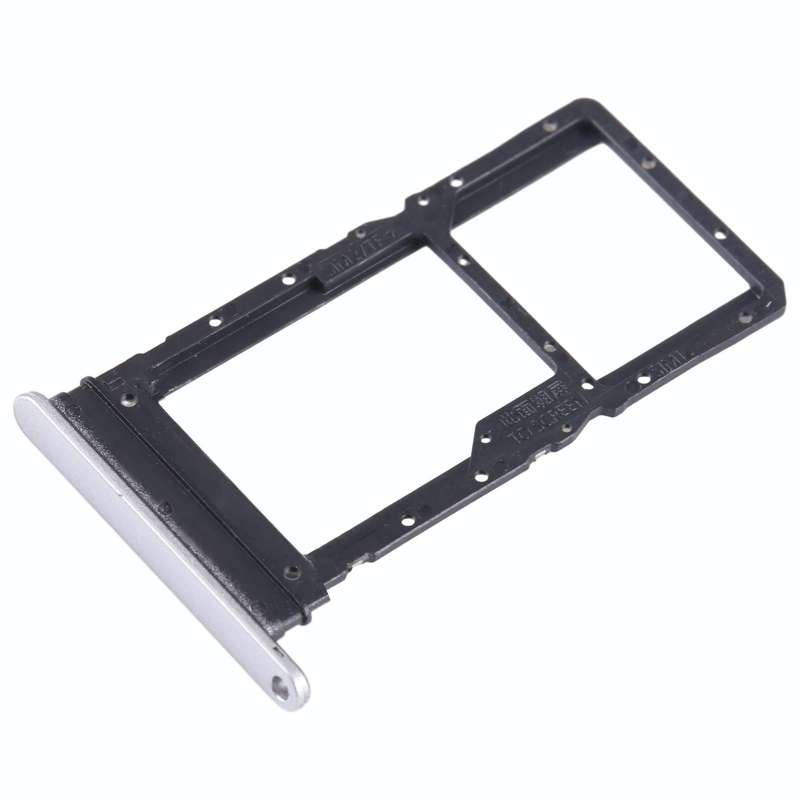 For Honor X7a SIM + SIM / Micro SD Card Tray (Silver)
