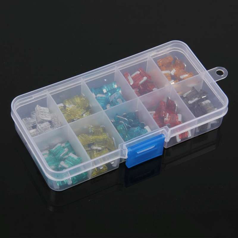100 PCS 5Amp 7.5Amp 10Amp 15Amp 20Amp 25Amp 30Amp Mini Add-a-circuit Fuse Tap Adapter Blade Fuse ...
