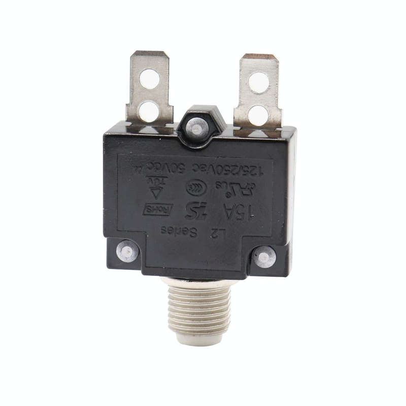 L2 Series 50V Car Overload Protector Manual Reset DC Circuit Breaker with Waterproof Cover, Curre...