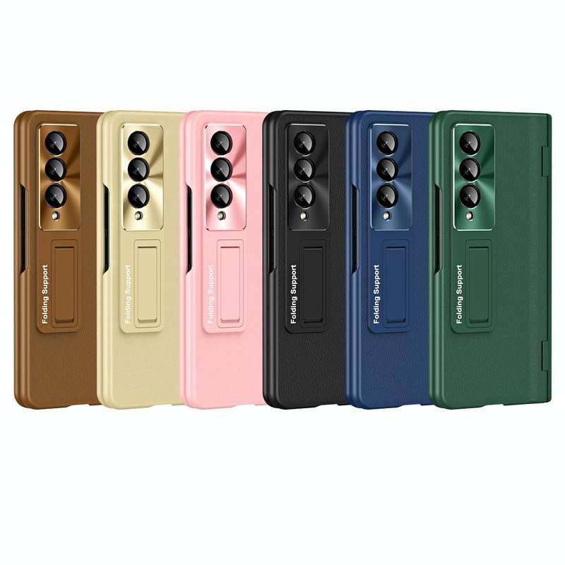 For Samsung Galaxy Z Fold4 5G 360 Full Body Integrated Hinge Folding Phone Case(Black)