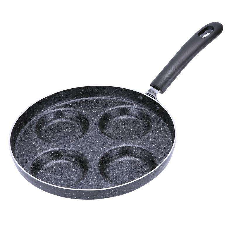 Multifunction Nonstick Frying Pan Aluminium Alloy 4 Units Cookware Fry Egg Pan Pancake Steak Pan ...