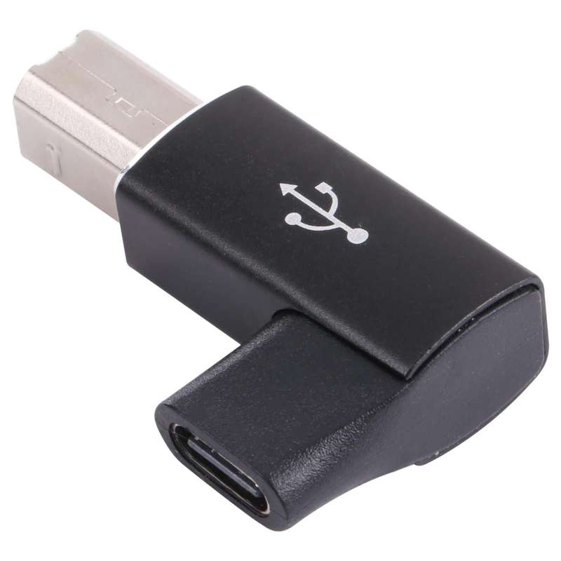 USB-C / Type C Female to USB 2.0 B MIDI Male Adapter for Electronic Instrument / Printer / Scanne...