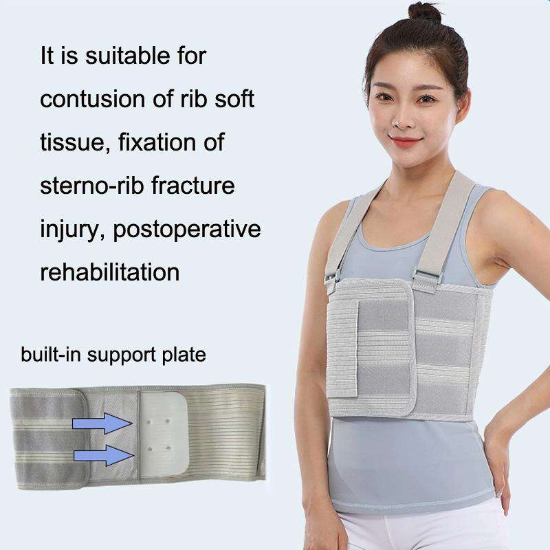 L Shoulder Rib Fracture Fixation Belt Post-cardiothoracic Chest Girdle