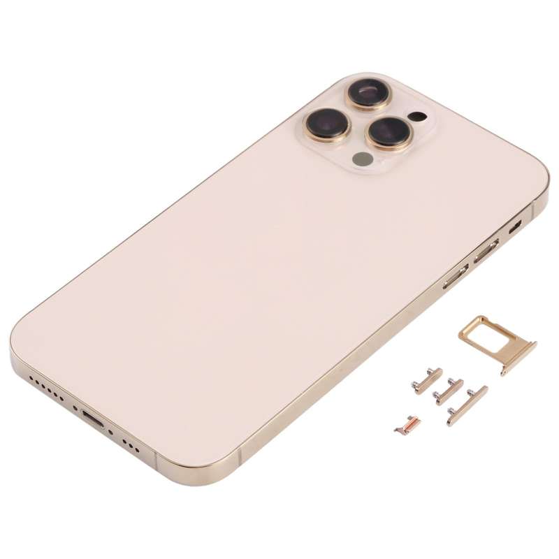 Stainless Steel Material Back Housing Cover with Appearance Imitation of iP13 Pro for iPhone XR(G...