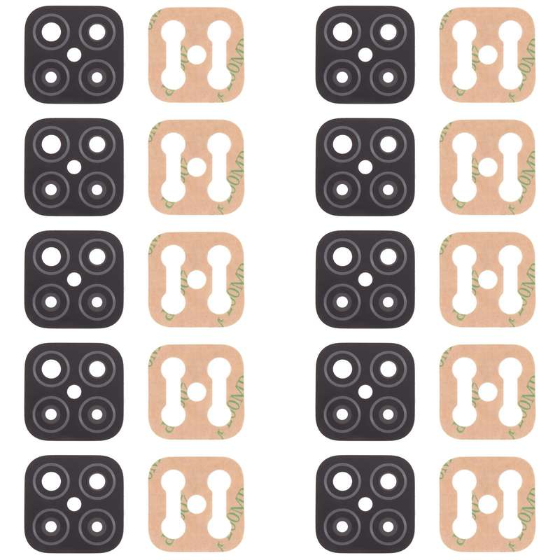 For Huawei Nova 8 SE  10pcs Back Camera Lens (Black)