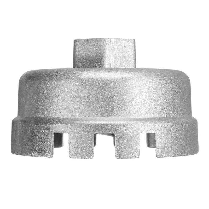 64.5mm Aluminum Oil Filter Wrench Cap Socket Remover Tool for Lexus Toyota Corolla Highlander RAV...