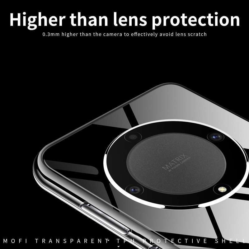 For Honor X9A MOFI Ming Series Ultra-thin TPU Phone Case(Transparent)