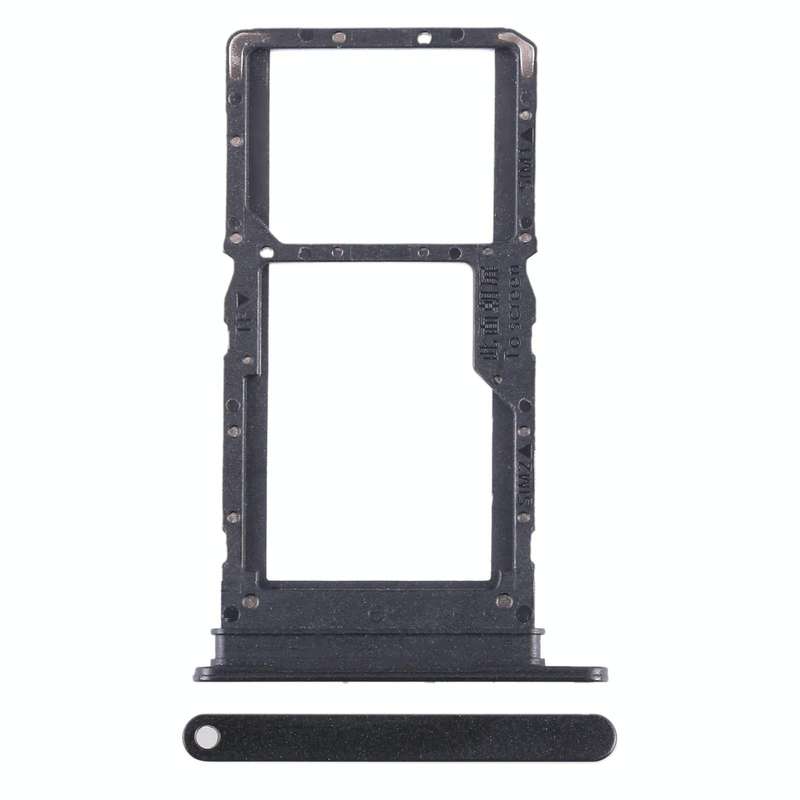 For Honor X5 SIM + SIM / Micro SD Card Tray (Black)