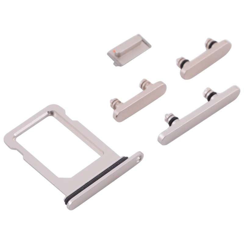 SIM Card Tray + Side Keys for iPhone 13 Mini(Starlight)