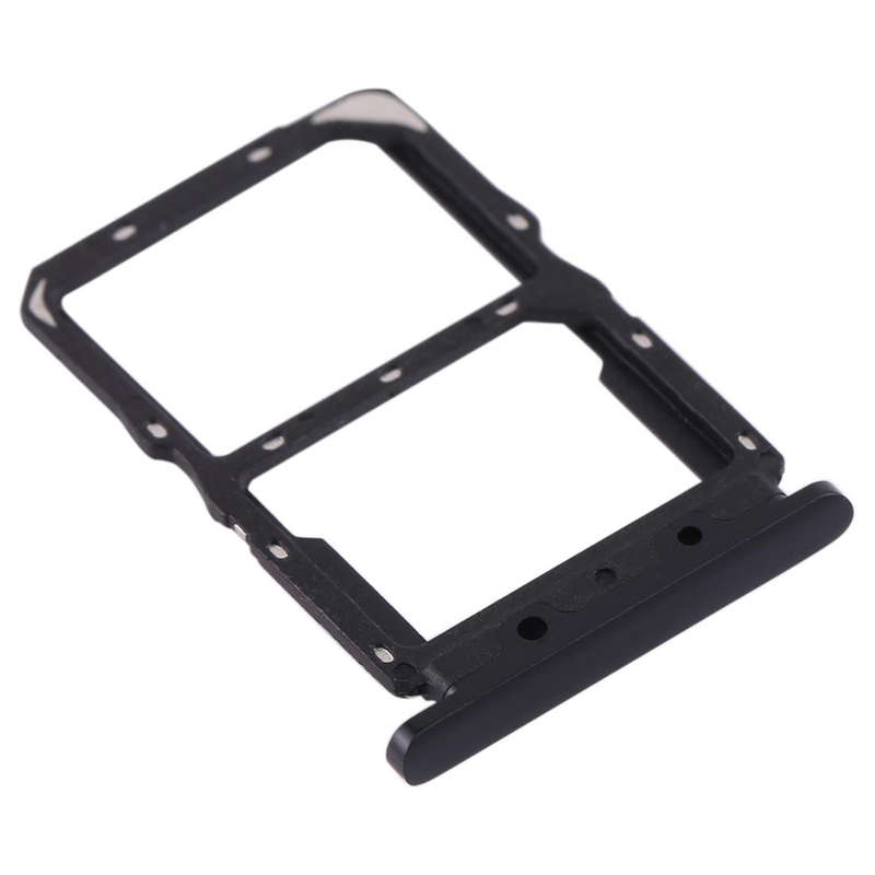 SIM Card Tray + NM Card Tray for Huawei Nova 5 (Black)