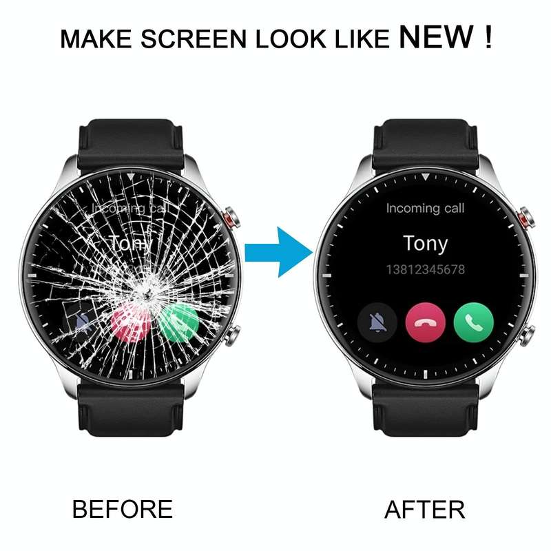 Original LCD Screen For Amazfit GTR 2 Digitizer Full Assembly With Frame(Silver)