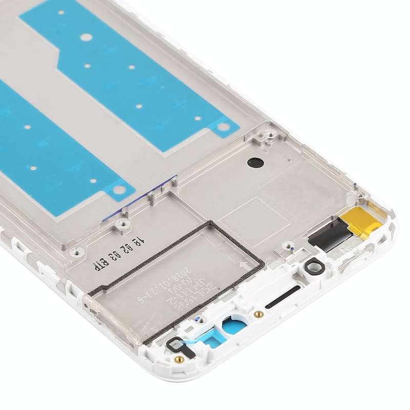 Front Housing LCD Frame Bezel for Huawei Honor Play 7C(White)