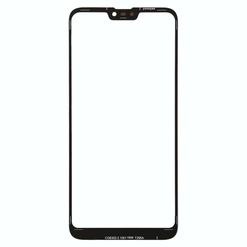 Front Screen Outer Glass Lens for Asus Zenfone Max Shot / Zenfone Max Plus (M2) / ZB634KL (Black)