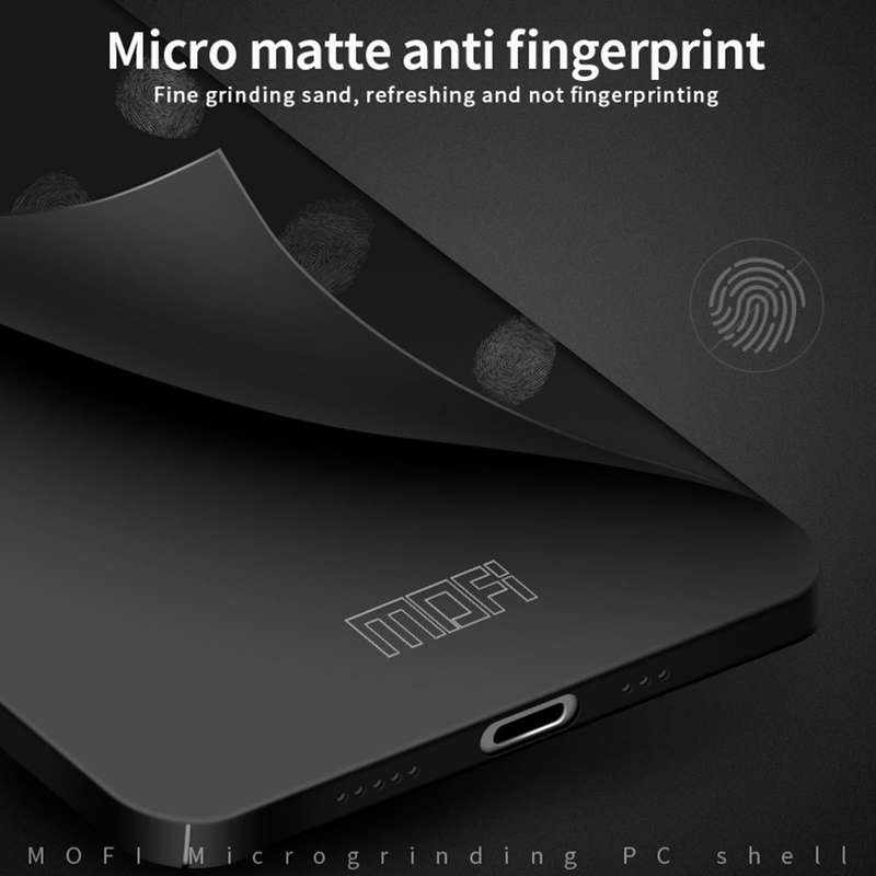 For iPhone 15 MOFI Frosted PC Ultra-thin Hard Phone Case(Black)