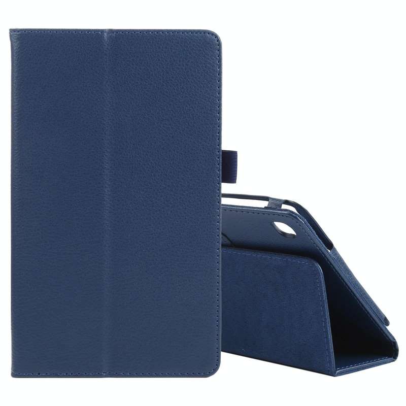 For Samsung Galaxy Tab A7 Lite T220 / T225 Litchi Texture Solid Color Horizontal Flip Leather Cas...