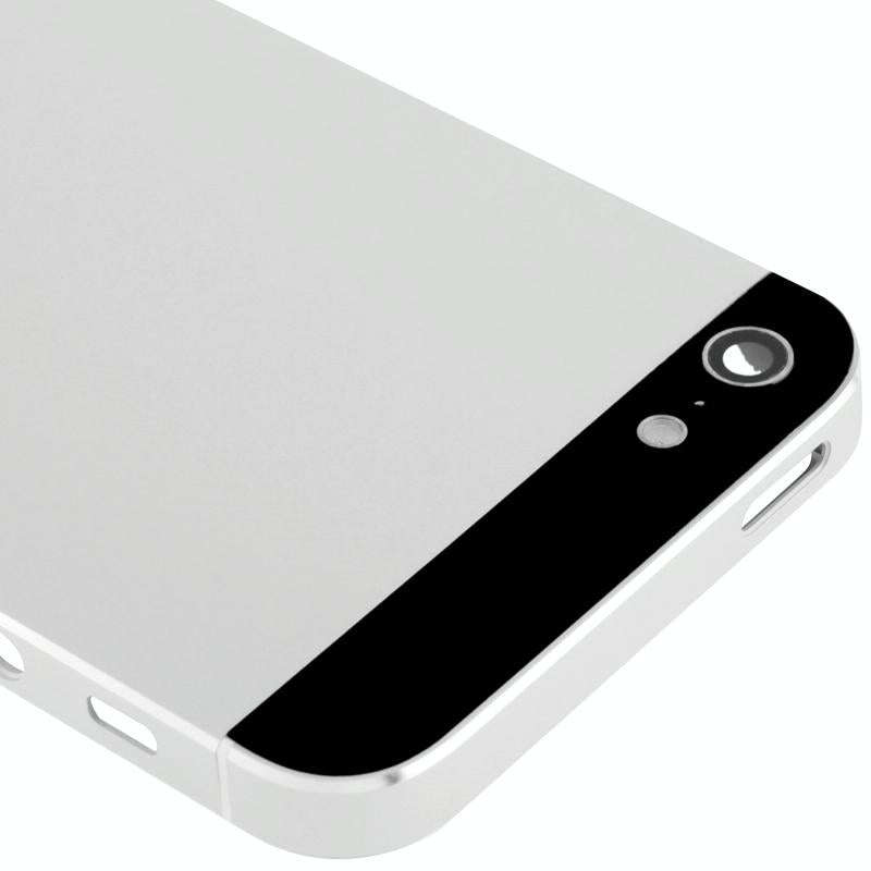 Full Housing Alloy Back Cover for iPhone 5(Silver)