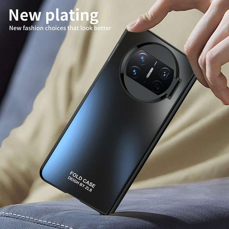 For Huawei Mate X3 Integrated Sub-plating Frame PC Phone Case(Black)