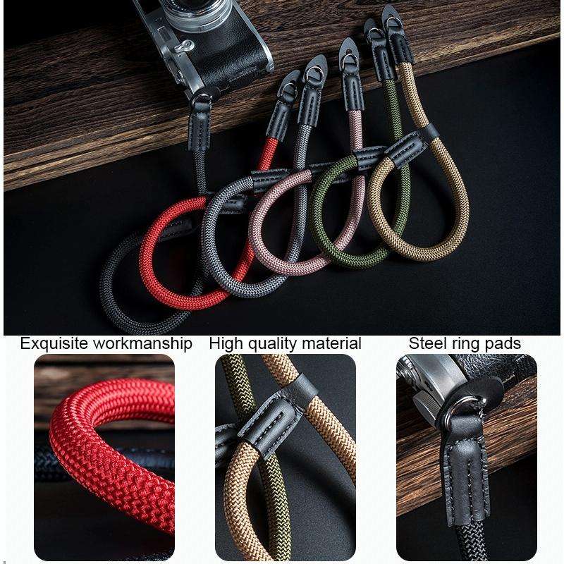Climbing Rope Camera Wrist Strap SLR Camera Wear-resistant Bracelet(Grey)