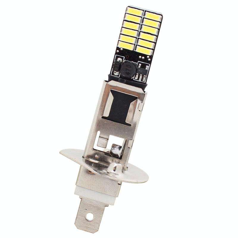2 PCS H1 4.8W 720LM 6500K White Light 24 LED SMD 4014 Error-Free Canbus Car Clearance Lights Lamp...