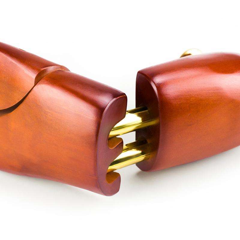 1 Pair Solid Wood Retractable Shoe Last Adjustable Shoe Supporter Shaping Moisture-Proof Shoe Sup...