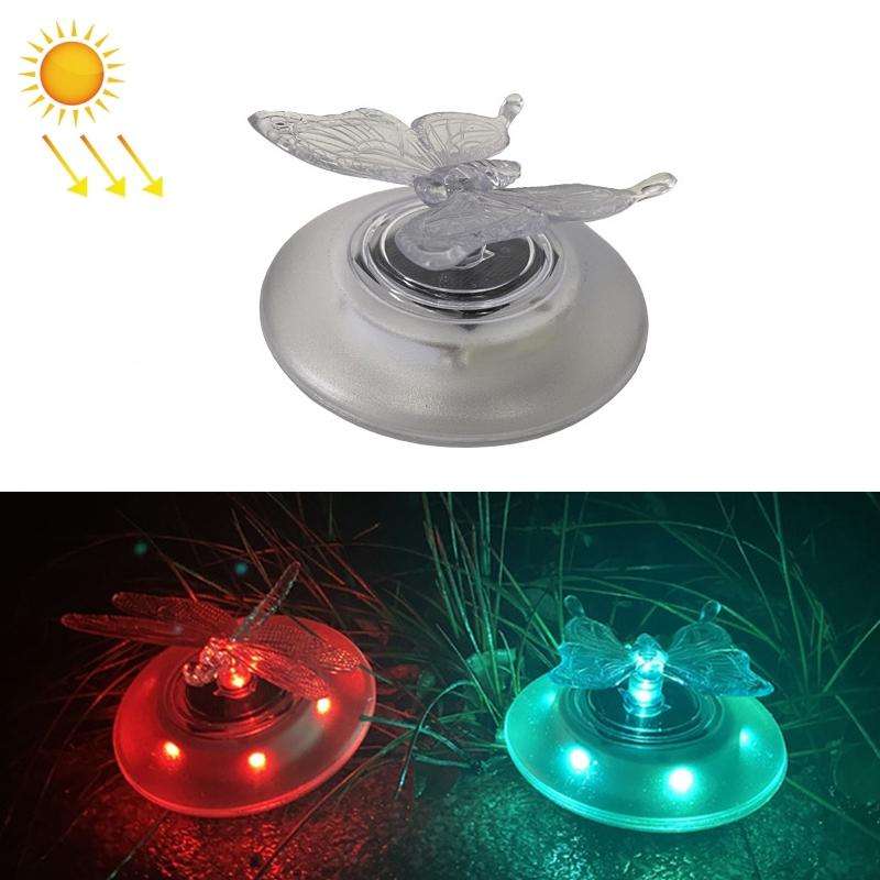 Solar Pool Floating Light Outdoor Villa Swimming Pool RGB Light Garden Grass Light(Butterfly)