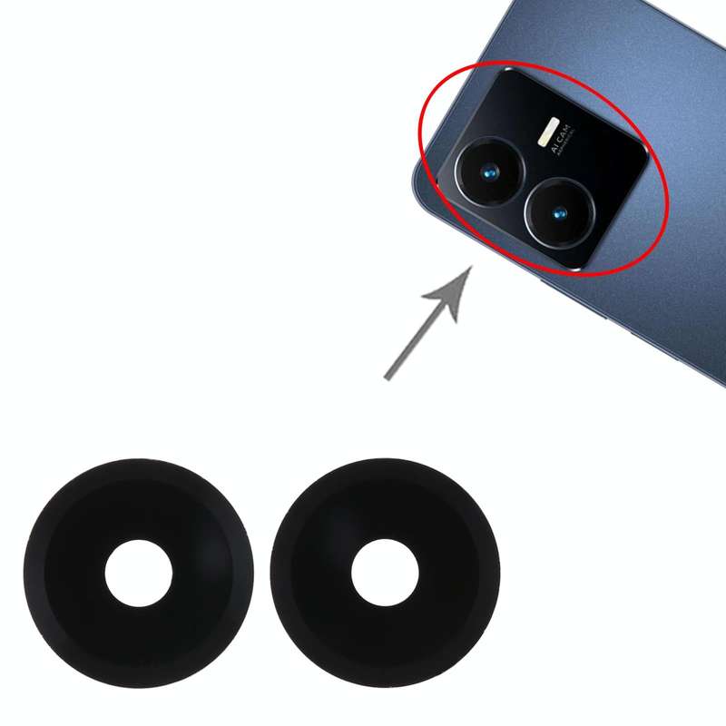 For vivo Y22 10pcs Back Camera Lens