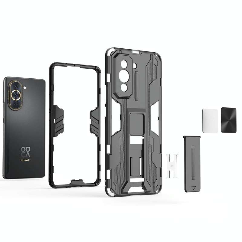 For Huawei Nova 10 Pro 4G Supersonic PC + TPU Shock-proof Protective Phone Case with Holder(Green)