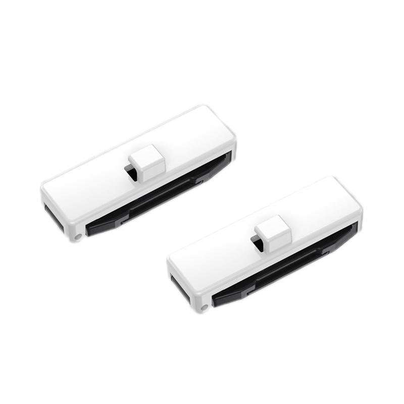 SHUNWEI 1pair Car Safety Belt Limiter Anti-Stranglehold Clip(White)