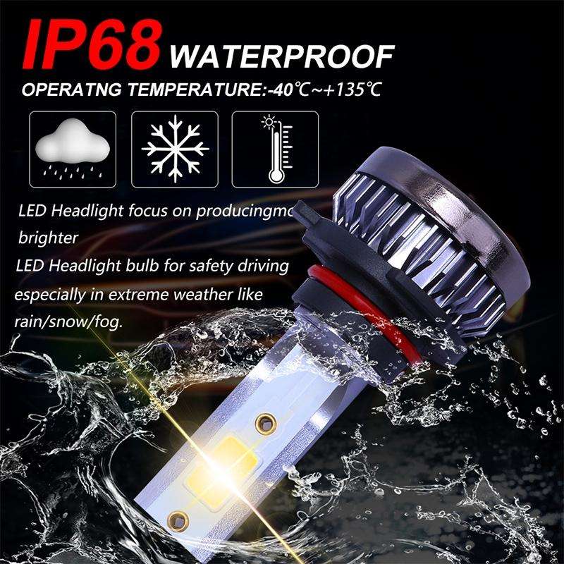 2 PCS H11 DC9-36V / 36W / 3000K / 6000LM IP68 Car / Motorcycle Mini COB LED Headlight Lamps / Fog...