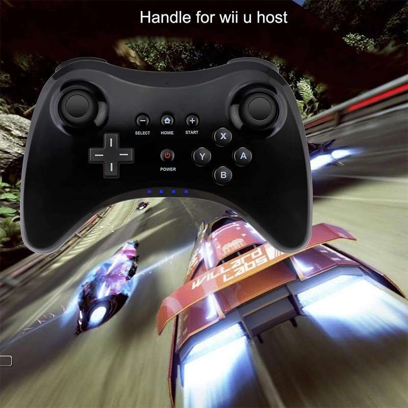 High Performance Pro Controller for Nintendo Wii U Console(White)