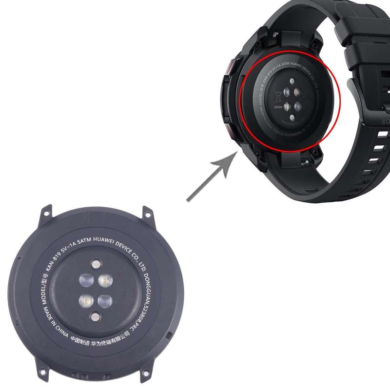 For Huawei Watch GS Pro 48mm Original Back Cover Full Assembly(Black)
