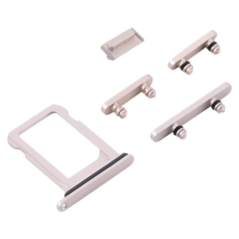SIM Card Tray + Side Keys for iPhone 13 Mini(Starlight)