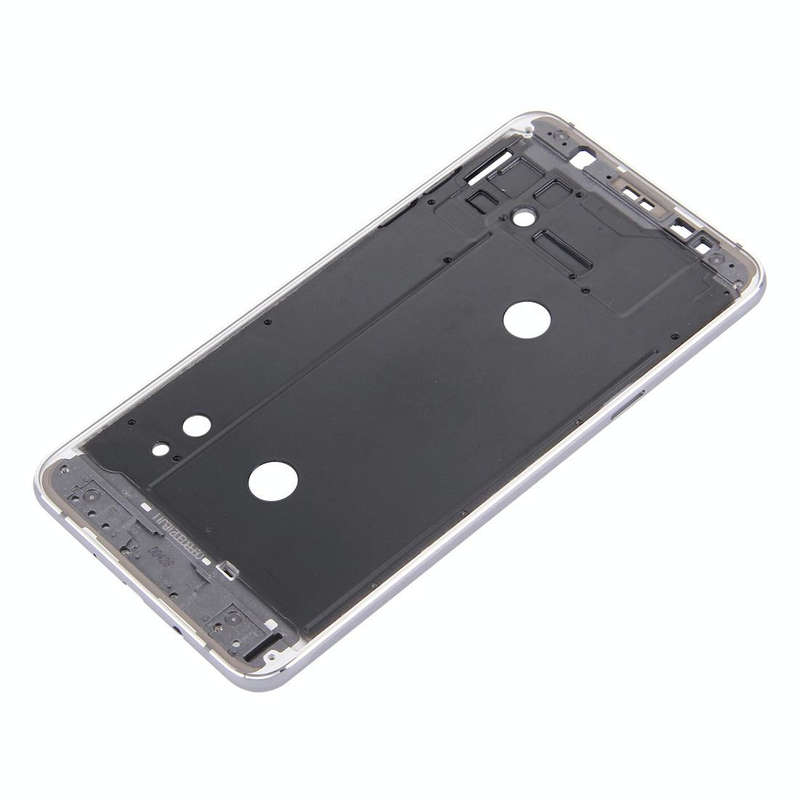 For Galaxy J7 (2016) / J710 Front Housing LCD Frame Bezel Plate (Grey)