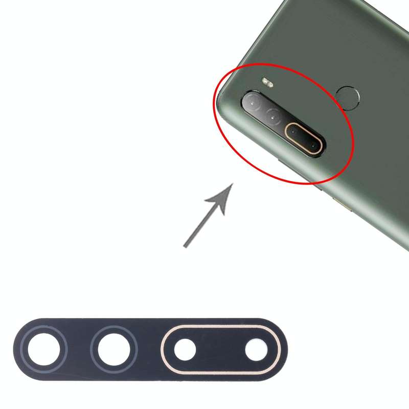 For HTC U20 5G 10pcs OEM Back Camera Lens (Silver)