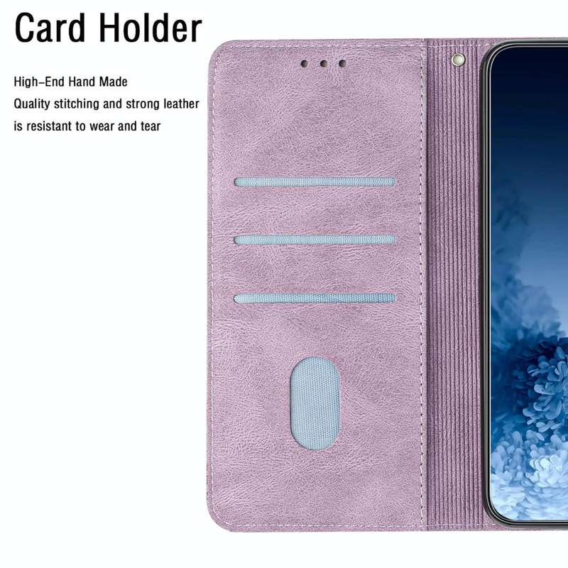 For OPPO A53s Mandala Embossed Flip Leather Phone Case(Purple)