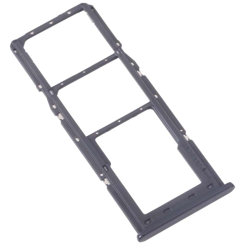 For Samsung Galaxy A13 SM-A135 Original SIM Card Tray + SIM Card Tray + Micro SD Card Tray (Black)