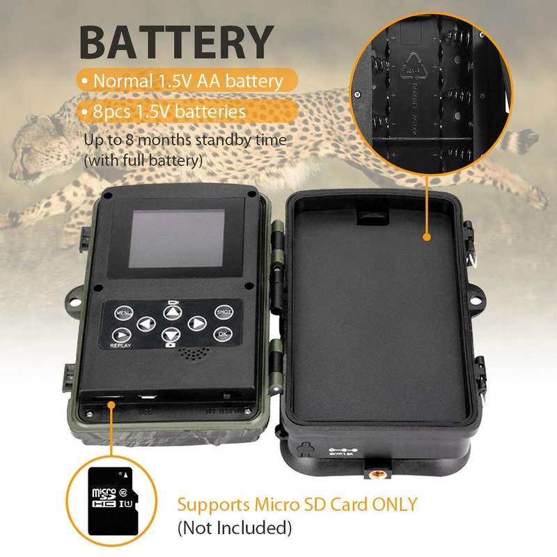 HC801LTE 4G EU Version Waterproof IP65 IR Night Vision Security 16MP Hunting Trail Camera, 120 De...