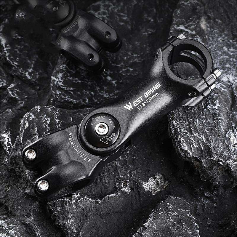 WEST BIKING Mountain Bike Adjustable Handlebar Angle Riser Handlebar Lift Accessories 31.8x100mm