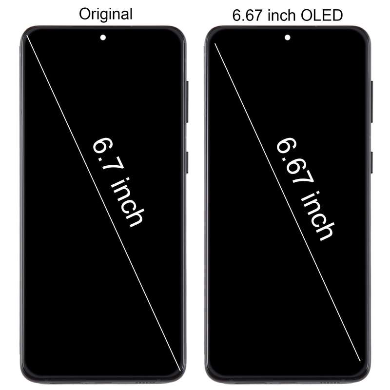For Samsung Galaxy S21+ 5G SM-G996B 6.67 inch 6.67 inch OLED LCD Screen Digitizer Full Assembly w...