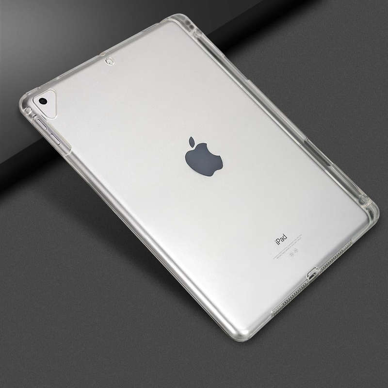 Transparent TPU Soft Protective Back Cover Case for iPad Pro 9.7 inch & iPad 9.7 (2018) & iPad 5 ...