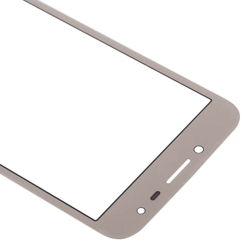 For Samsung Galaxy J2 Pro (2018), J250F/DS 10pcs Front Screen Outer Glass Lens (Gold)