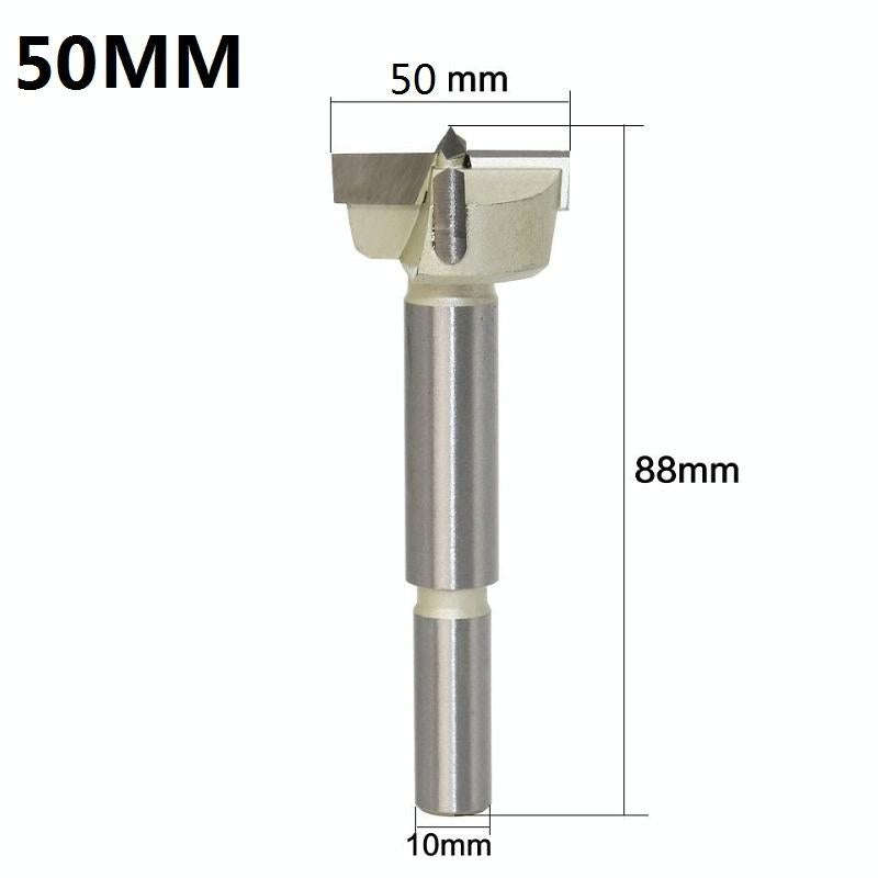 50mm Woodworking Drill Bit Hole Opener Round Lengthened Wooden Door Drill