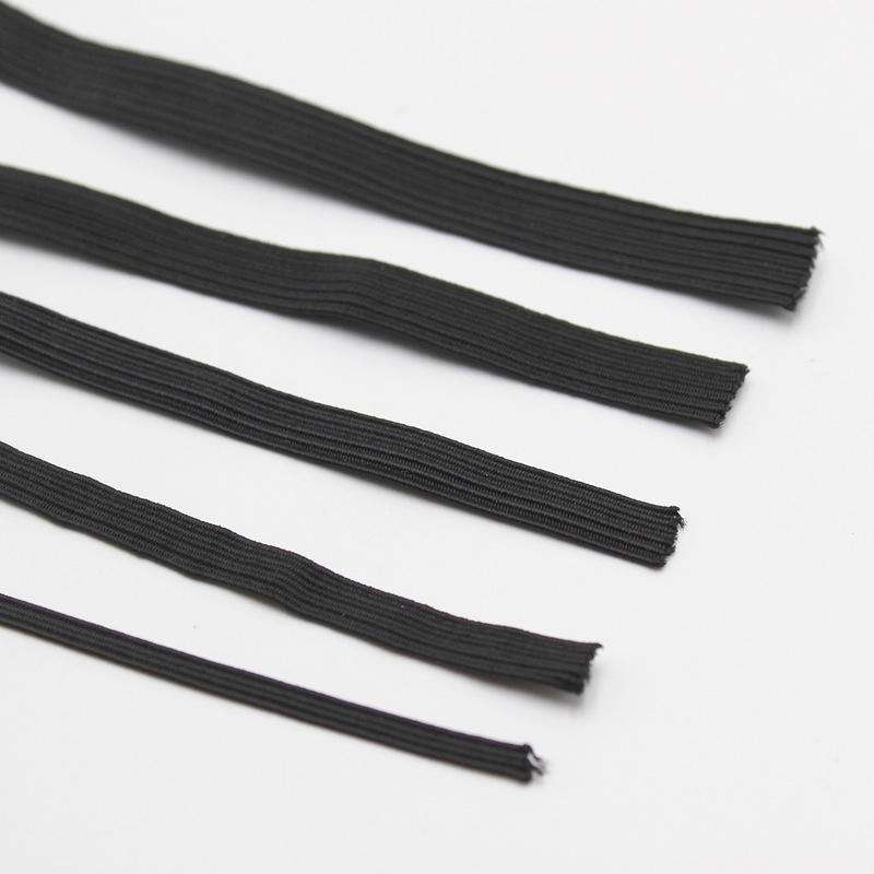 Stretch Rope Clothing Elastic Ribbon Trim Sewing Fabric DIY Garment Accessories, Width:3mm 180 Ya...