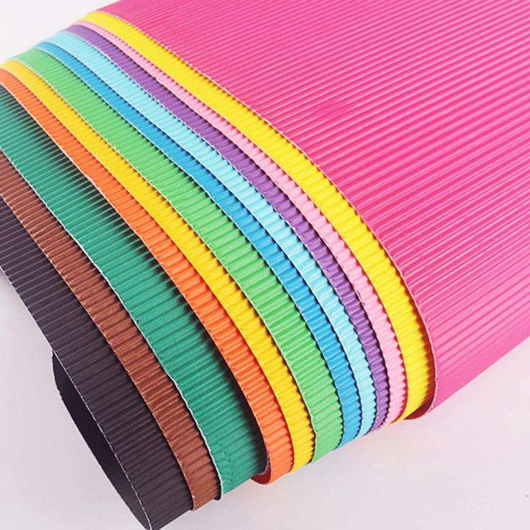 10 Sheets Corrugated Paper Thickened Wrapping Paper Handmade DIY Wrapping Paper Material, Specifi...