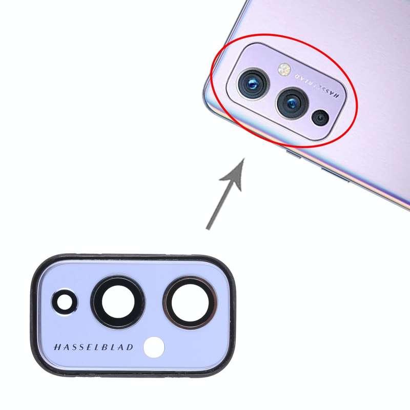 For OnePlus 9 (EU/NA) Camera Lens Cover (Purple)