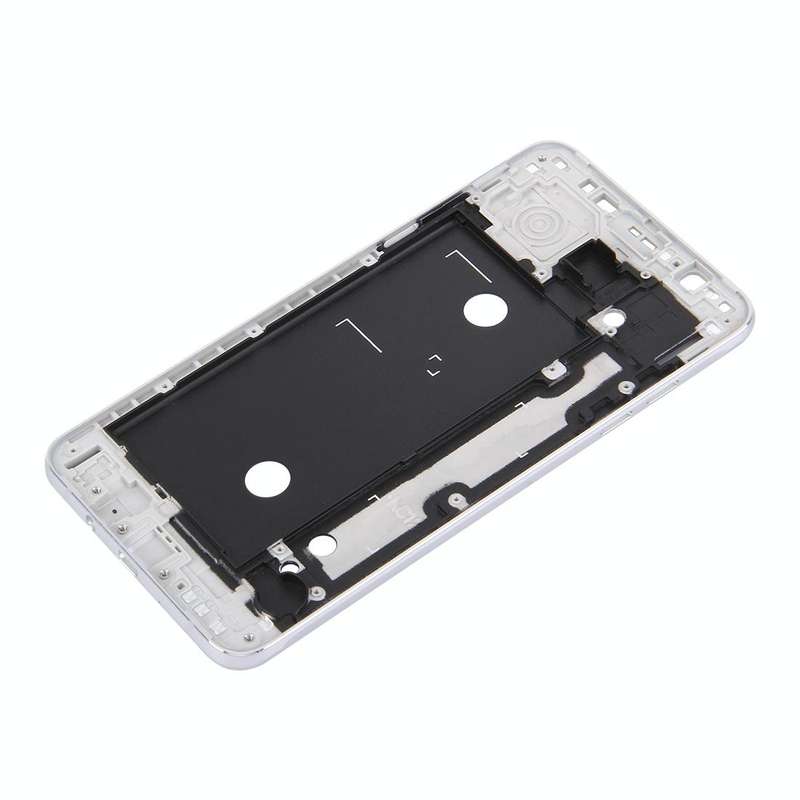 For Galaxy J7 (2016) / J710 Front Housing LCD Frame Bezel Plate (Silver)