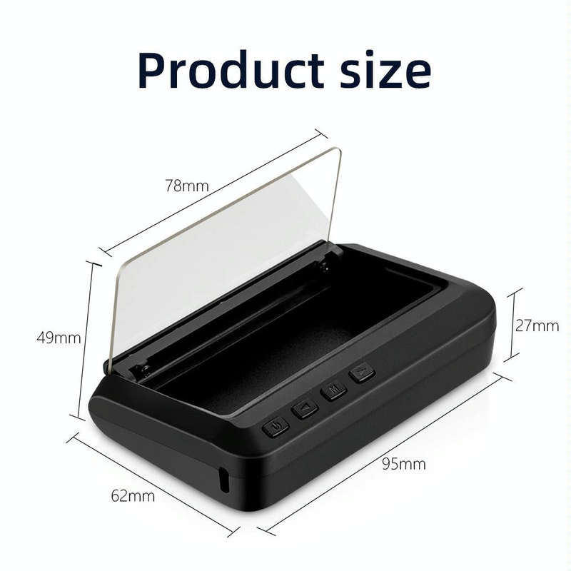 C100 Car HUD Head-up Display OBD2 Fault Code Elimination Overspeed / Fault Alarm
