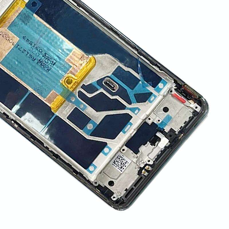 For OnePlus Ace 2 Pro 5G Original AMOLED LCD Screen Digitizer Full Assembly with Frame (Grey)